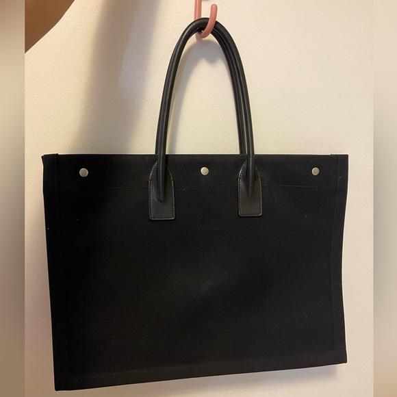 Rive Gauche Tote Bag in Canvas Saint Laurent - Picture 2 of 2